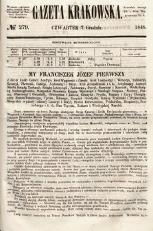 Gazeta Krakowska. 1848, nr 279