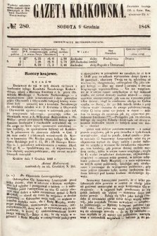 Gazeta Krakowska. 1848, nr 280
