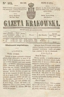 Gazeta Krakowska. 1842, nr 165