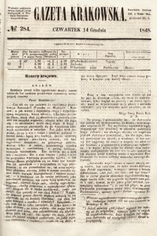 Gazeta Krakowska. 1848, nr 284