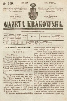 Gazeta Krakowska. 1842, nr 169
