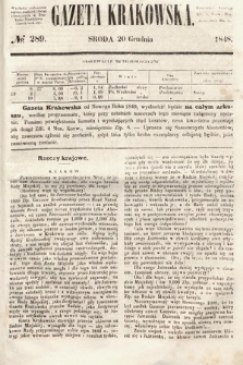 Gazeta Krakowska. 1848, nr 289