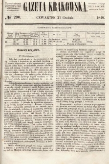 Gazeta Krakowska. 1848, nr 290