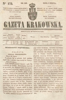 Gazeta Krakowska. 1842, nr 175