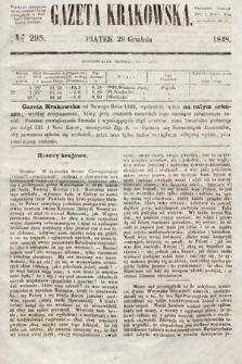 Gazeta Krakowska. 1848, nr 295