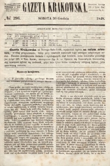 Gazeta Krakowska. 1848, nr 296