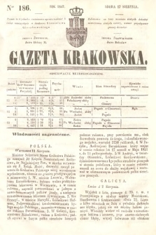 Gazeta Krakowska. 1842, nr 186