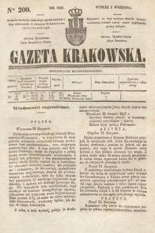 Gazeta Krakowska. 1842, nr 200