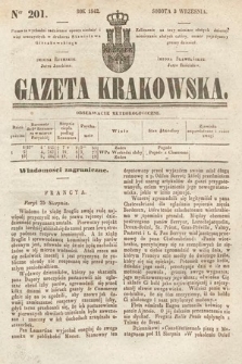 Gazeta Krakowska. 1842, nr 201