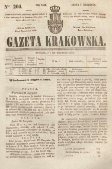Gazeta Krakowska. 1842, nr 204