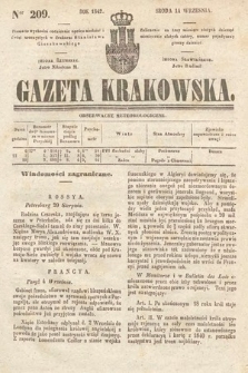 Gazeta Krakowska. 1842, nr 209