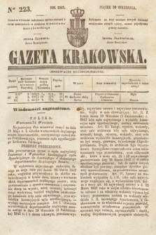 Gazeta Krakowska. 1842, nr 223
