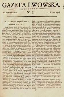 Gazeta Lwowska. 1816, nr 37