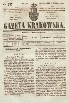 Gazeta Krakowska. 1842, nr 237