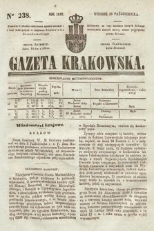 Gazeta Krakowska. 1842, nr 238