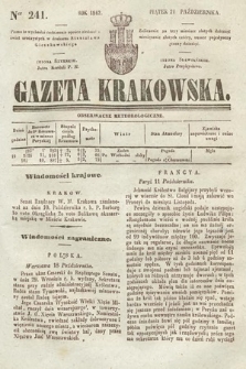 Gazeta Krakowska. 1842, nr 241