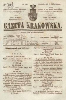 Gazeta Krakowska. 1842, nr 243