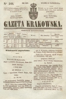 Gazeta Krakowska. 1842, nr 244