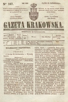 Gazeta Krakowska. 1842, nr 247