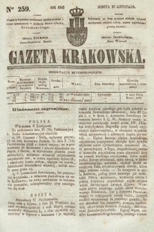 Gazeta Krakowska. 1842, nr 259