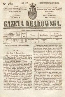 Gazeta Krakowska. 1842, nr 260