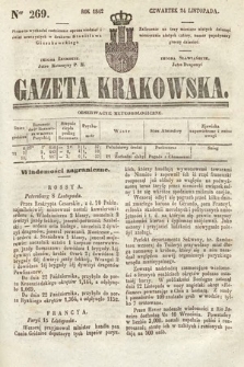 Gazeta Krakowska. 1842, nr 269