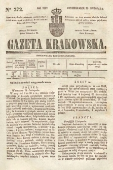 Gazeta Krakowska. 1842, nr 272