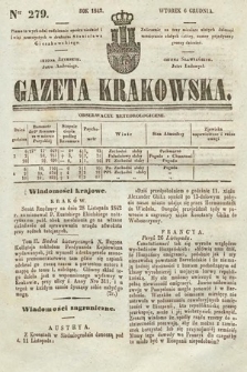 Gazeta Krakowska. 1842, nr 279