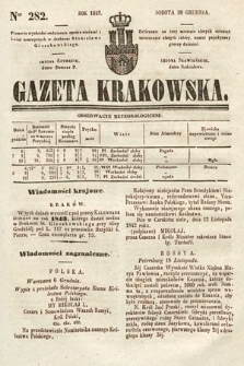 Gazeta Krakowska. 1842, nr 282