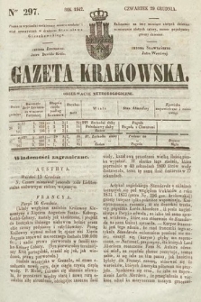 Gazeta Krakowska. 1842, nr 297