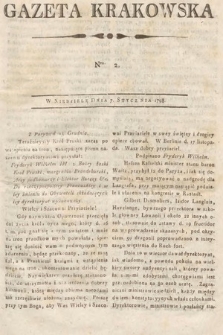 Gazeta Krakowska. 1798, nr 2