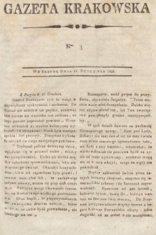 Gazeta Krakowska. 1798, nr 3