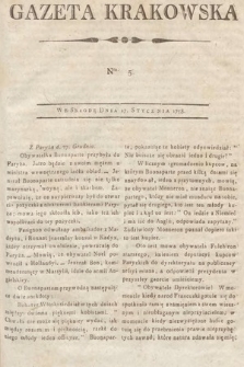 Gazeta Krakowska. 1798, nr 5