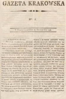 Gazeta Krakowska. 1798, nr 6