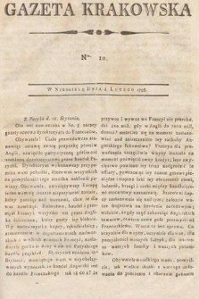 Gazeta Krakowska. 1798, nr 10