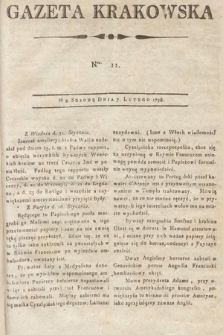 Gazeta Krakowska. 1798, nr 11