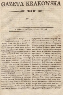 Gazeta Krakowska. 1798, nr 12