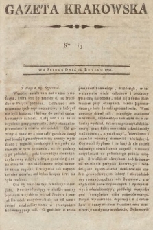 Gazeta Krakowska. 1798, nr 13