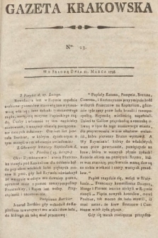 Gazeta Krakowska. 1798, nr 23