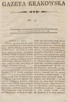 Gazeta Krakowska. 1798, nr 25