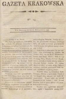 Gazeta Krakowska. 1798, nr 29