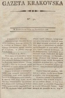 Gazeta Krakowska. 1798, nr 30
