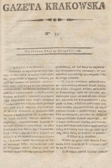Gazeta Krakowska. 1798, nr 33