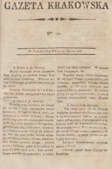 Gazeta Krakowska. 1798, nr 40