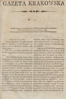 Gazeta Krakowska. 1798, nr 41