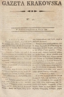 Gazeta Krakowska. 1798, nr 42
