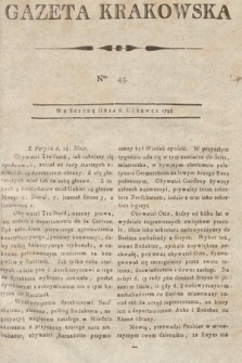 Gazeta Krakowska. 1798, nr 45