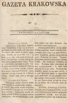 Gazeta Krakowska. 1798, nr 53