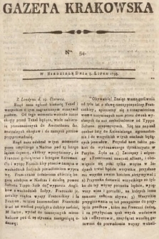 Gazeta Krakowska. 1798, nr 54