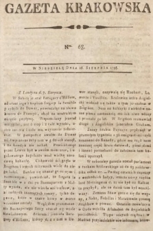 Gazeta Krakowska. 1798, nr 68